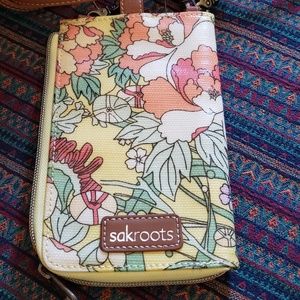 Sakroots phone/ wallet holder